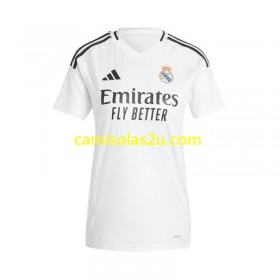 Camisolas de futebol Real Madrid Mulher Equipamento Principal 2024/25 Manga Curta